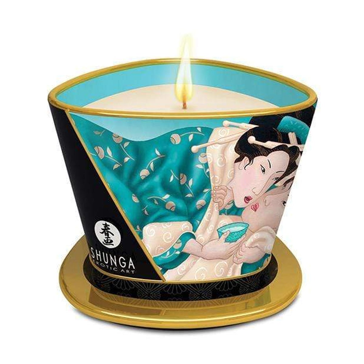 Shunga Bougie de massage - Parfumé & Effet Chauffant - Condomz