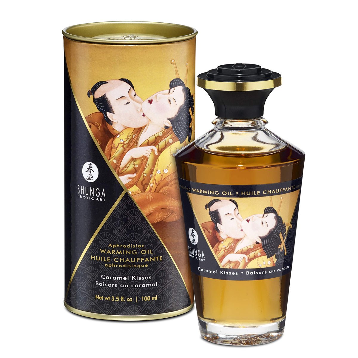 Shunga Huile Chauffante Aphrodisiaque - Parfumé & Effet Massant - Condomz