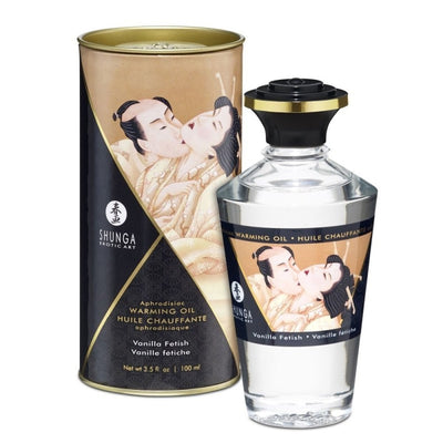 Shunga Huile Chauffante Aphrodisiaque - Parfumé & Effet Massant - Condomz