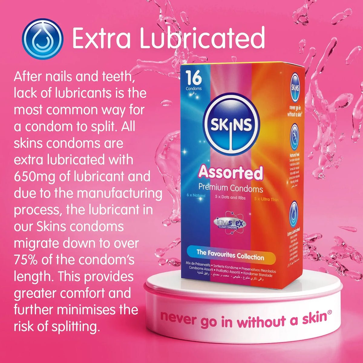 Skins Assorted - Perlé & Nervuré - Condomz