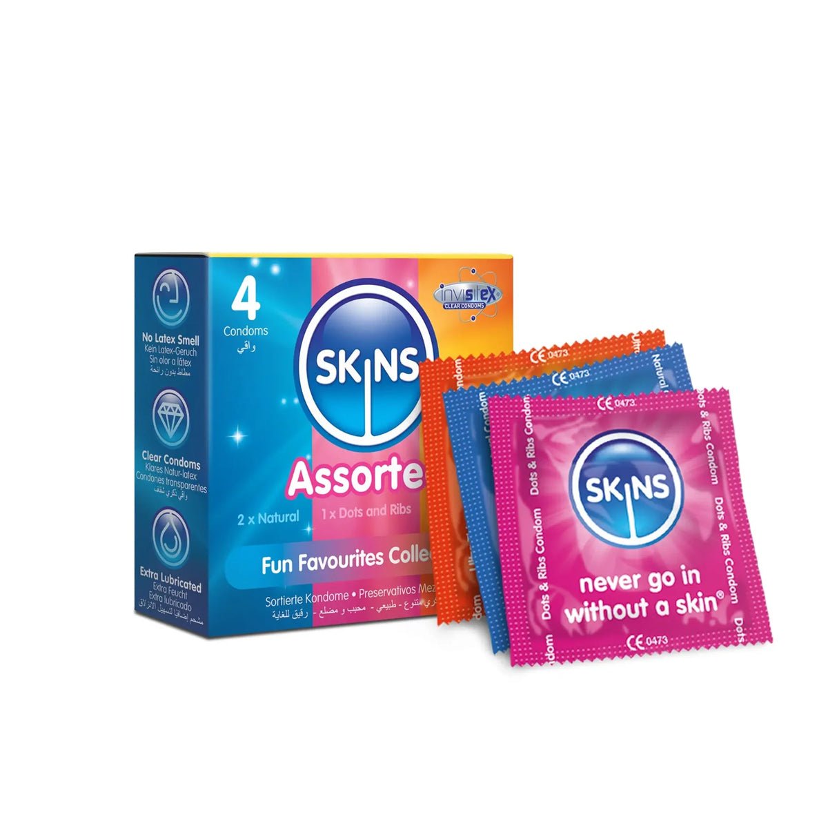 Skins Assorted - Perlé & Nervuré - Condomz