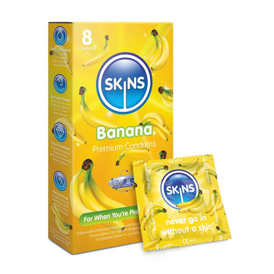 Skins Banana - Parfumé & Extra-Lubrifié - Condomz