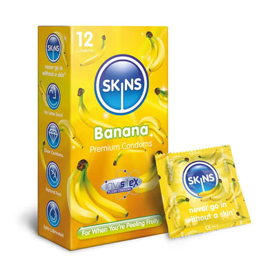 Skins Banana - Parfumé & Extra-Lubrifié - Condomz