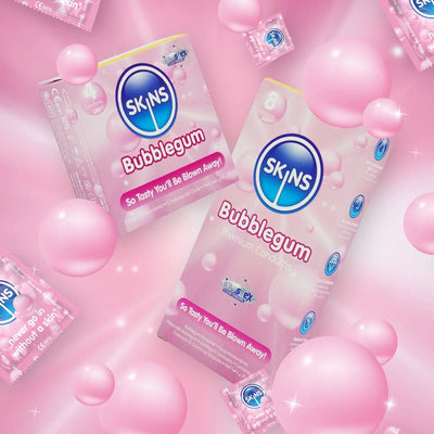 Skins Bubblegum - Parfumé & Extra-Lubrifié - Condomz