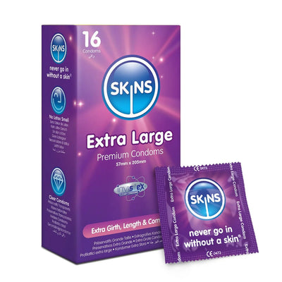 Skins Extra Large - Grande Taille & Extra-Lubrifié - Condomz