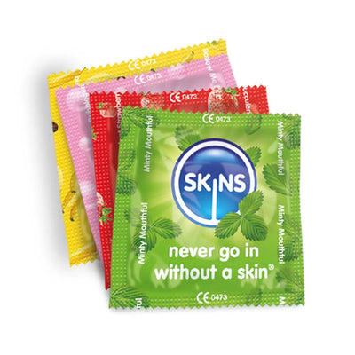 Skins Flavoured - Extra-Lubrifié & Parfumé - Condomz