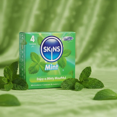 Skins Mint - Extra-Lubrifié & Parfumé - Condomz