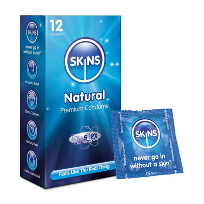 Skins Natural - Extra-Lubrifié & Parfumé - Condomz