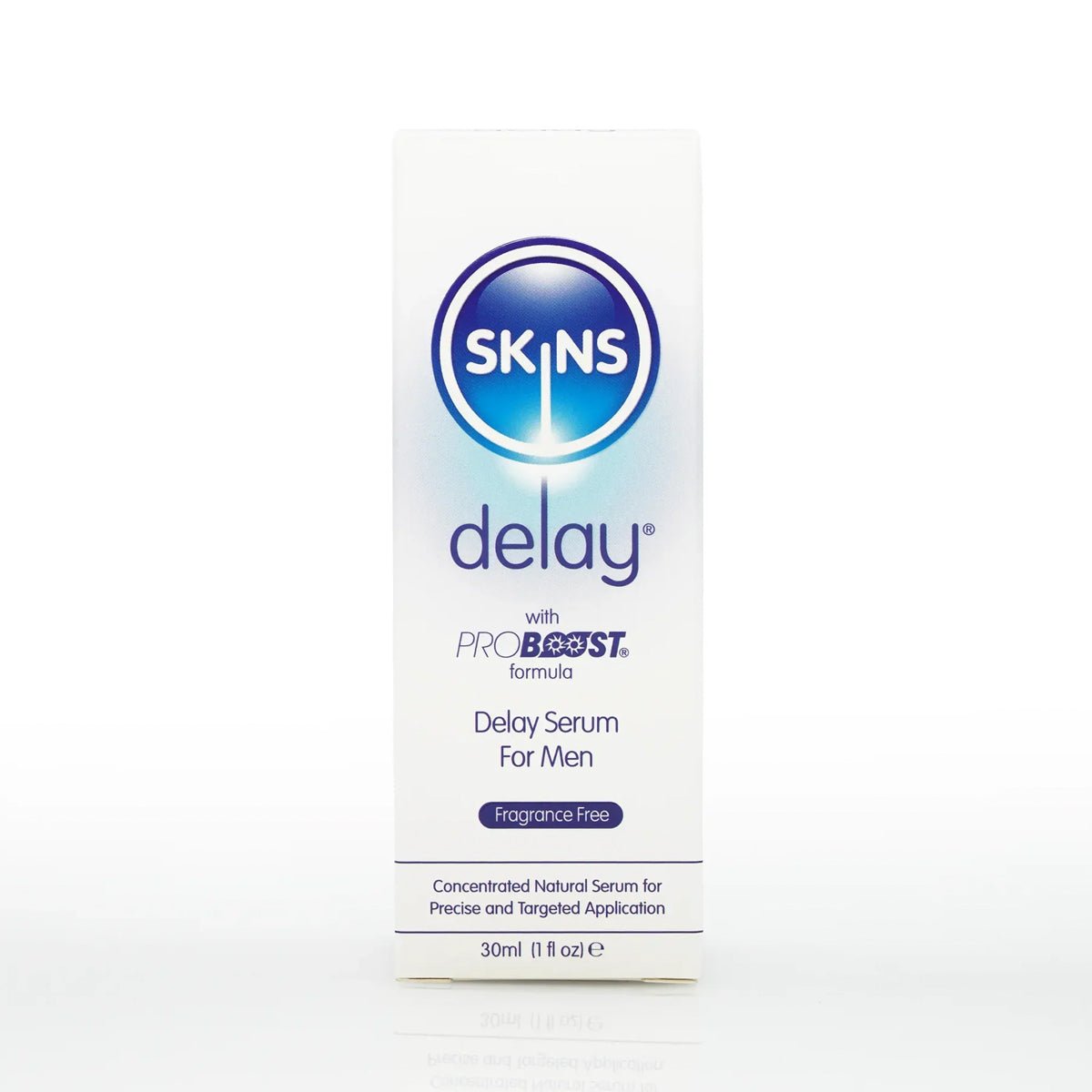 Skins Sérum retardant naturel - Lubrifiant Intime - Condomz