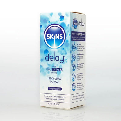 Skins Spray Retardateur Naturel - À Base d'Eau - Condomz