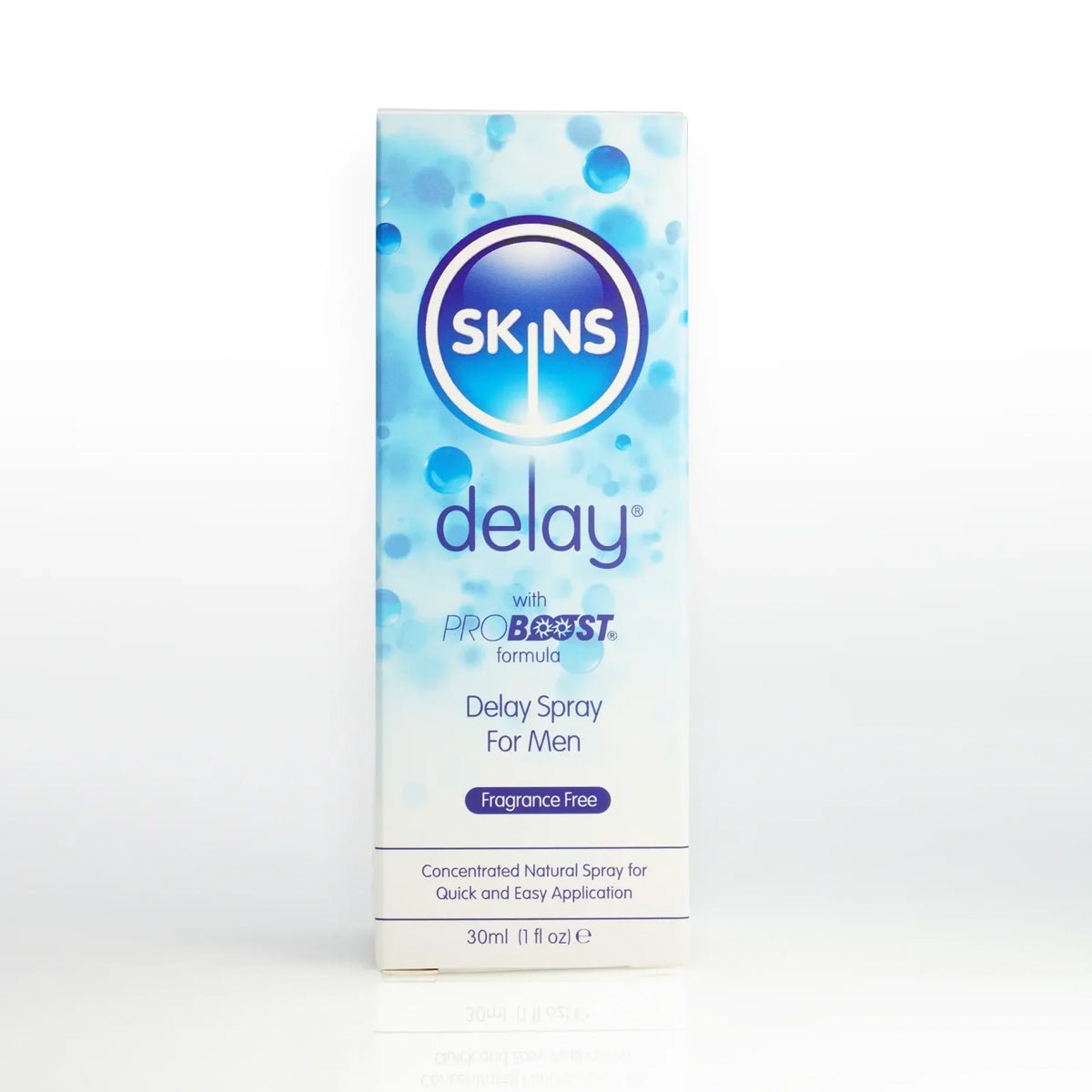 Skins Spray Retardateur Naturel - À Base d'Eau - Condomz