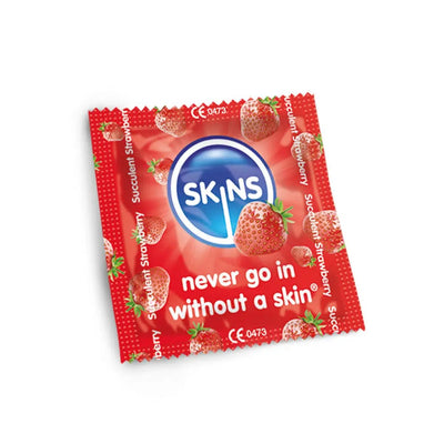 Skins Strawberry - Extra-Lubrifié & Parfumé - Condomz