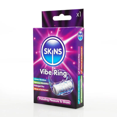Skins Vibe Ring - Effet Picotant & Effet Retardant - Condomz