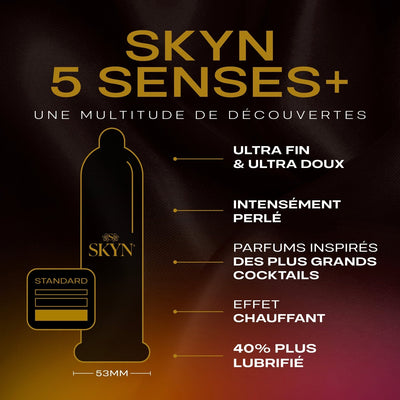 Skyn 5 Senses - Sans Latex & Ultra-Fin - Condomz