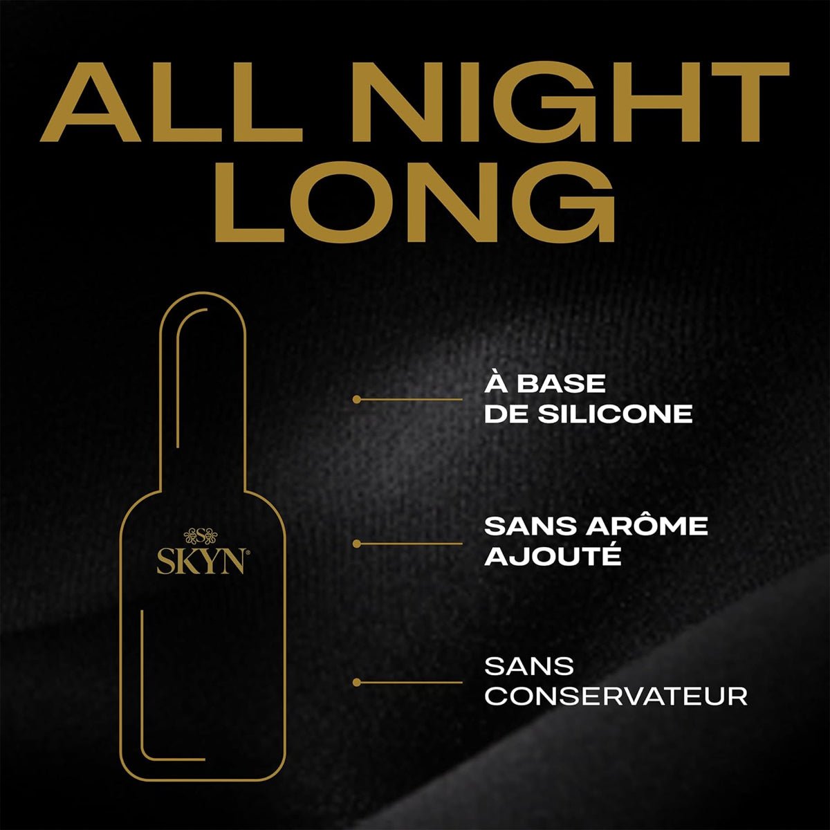 Skyn All Night Long - Longue Durée & À Base de Silicone - Condomz