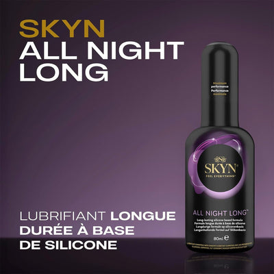Skyn All Night Long - Longue Durée & À Base de Silicone - Condomz