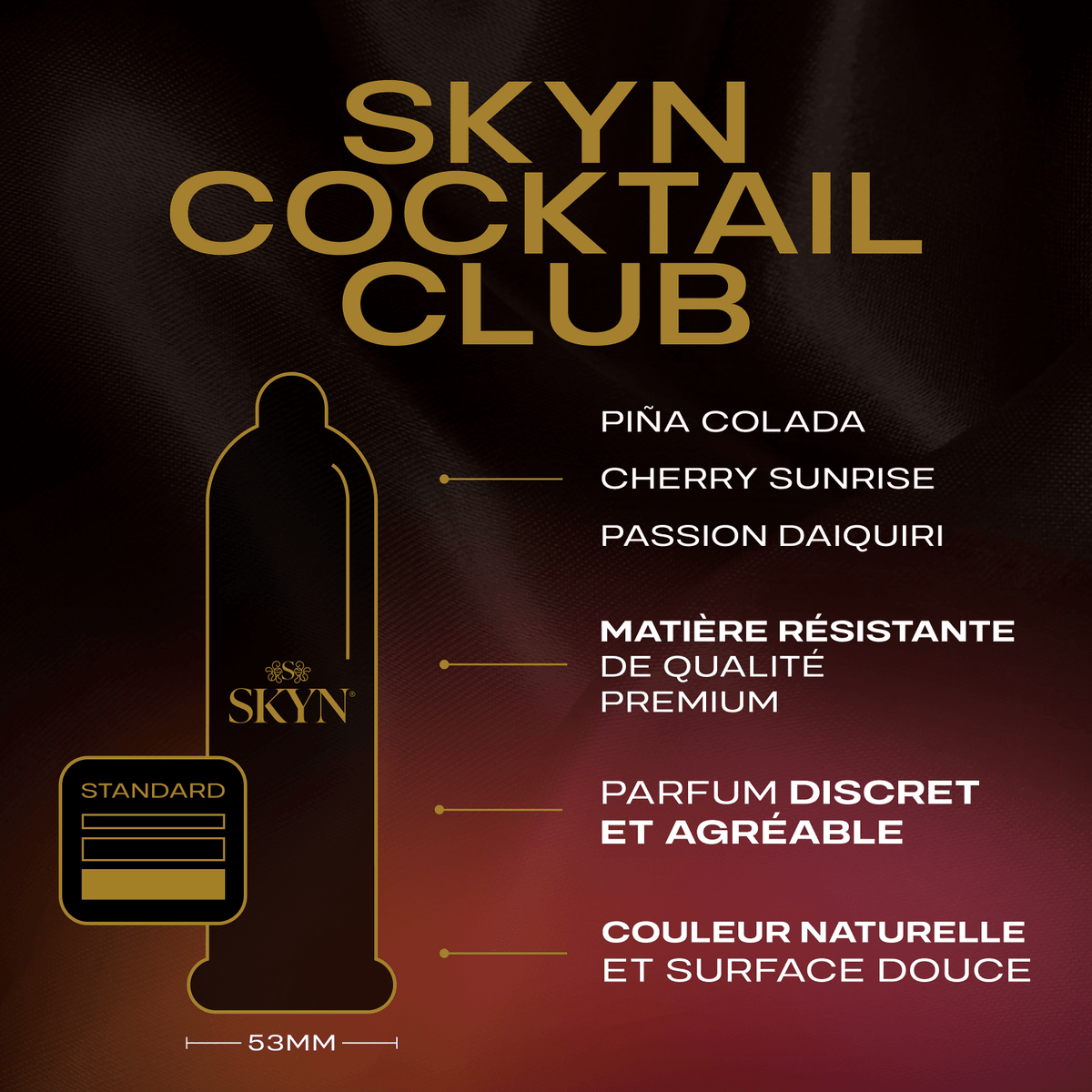 Skyn Cocktail Club - Sans Latex & Parfumé - Condomz