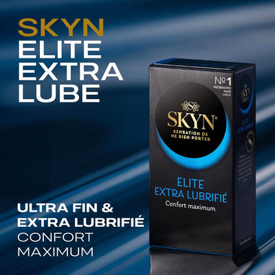 Skyn Elite extra lubrifié - Ultra-Fin & Sans Latex - Condomz