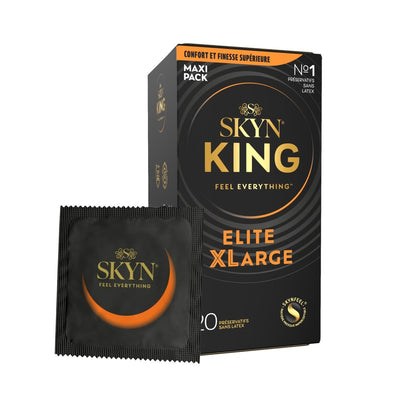 Skyn King Elite XLarge - Ultra-Fin & Sans Latex - Condomz