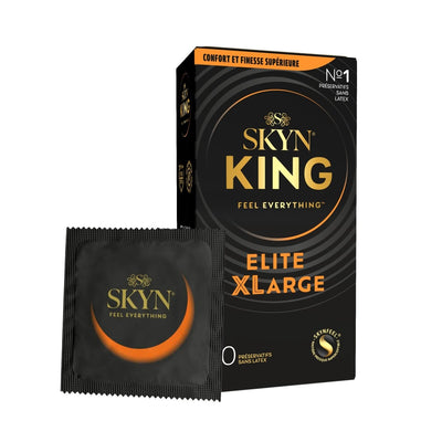 Skyn King Elite XLarge - Ultra-Fin & Sans Latex - Condomz
