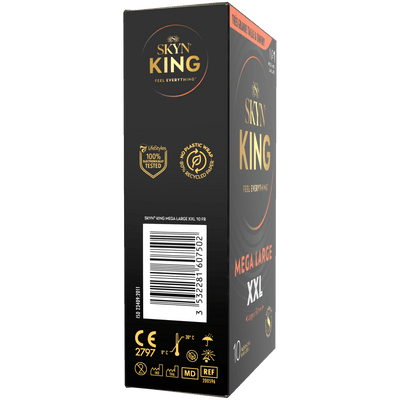 Skyn KING Mega Large XXL - Grande Taille & Sans Latex - Condomz