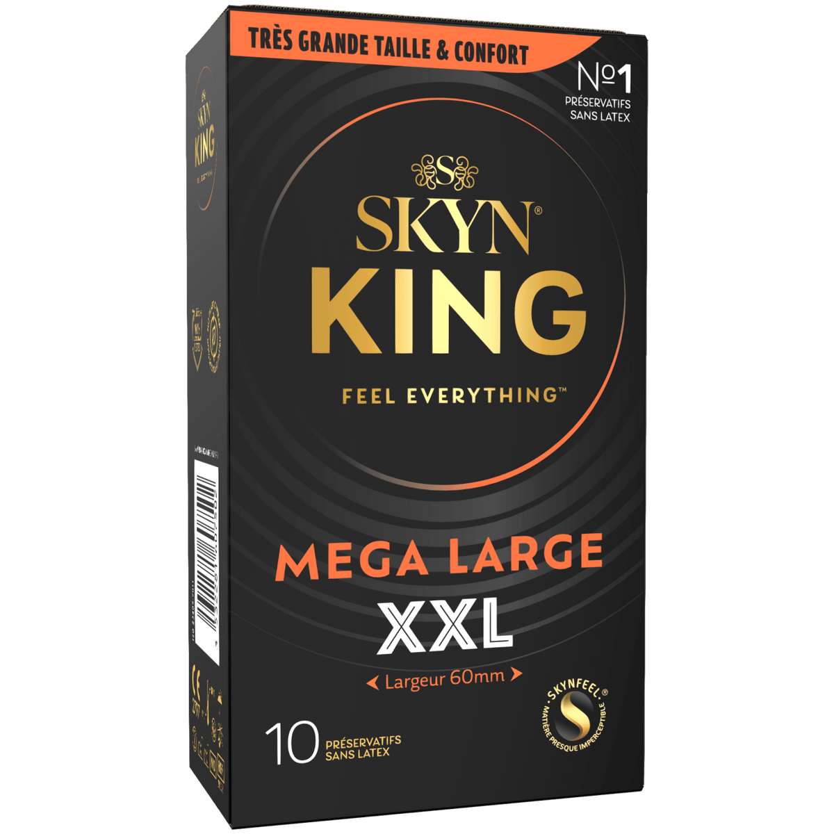 Skyn KING Mega Large XXL - Grande Taille & Sans Latex - Condomz