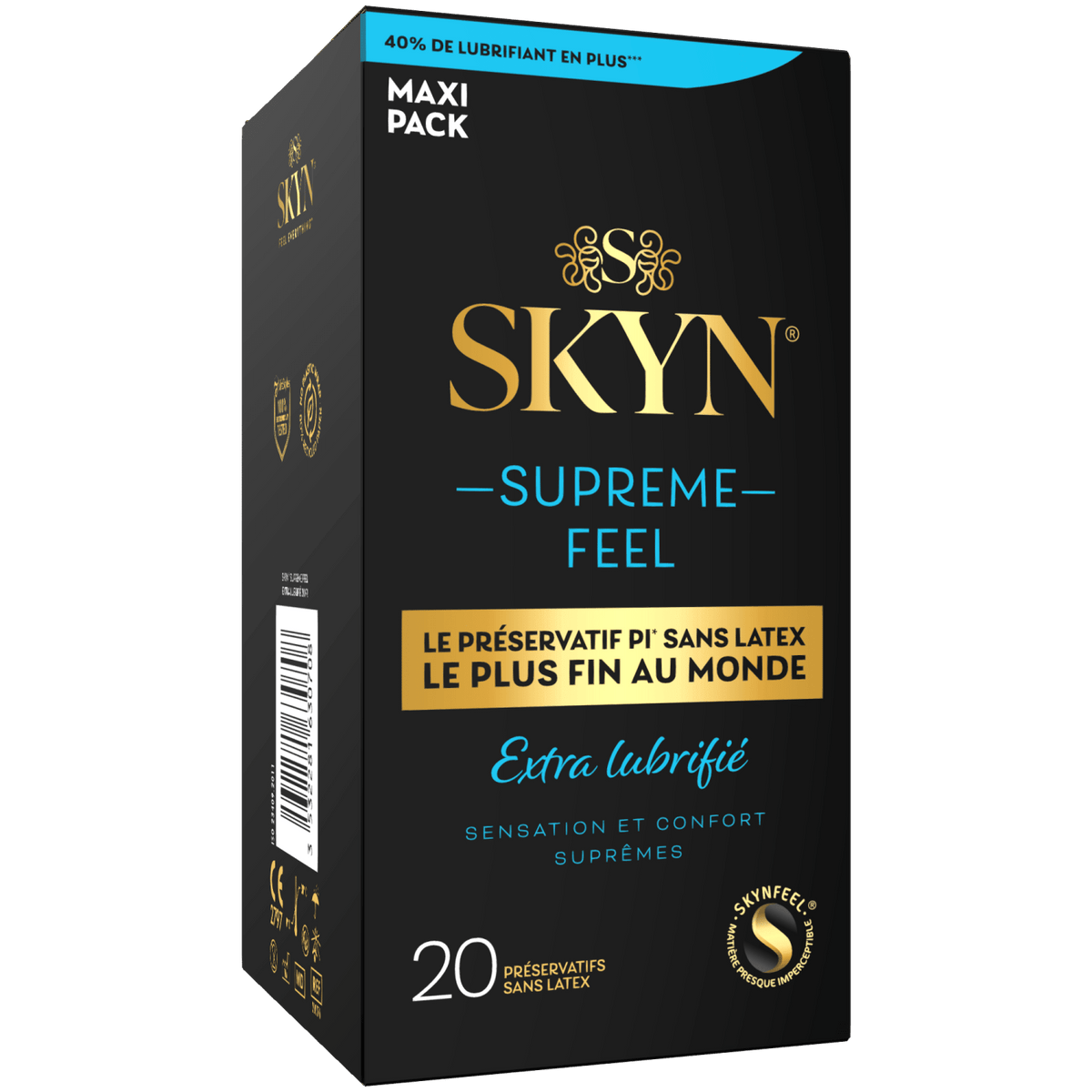 Skyn Supreme Feel Extra Lubrifié - Ultra-Fin & Sans Latex - Condomz