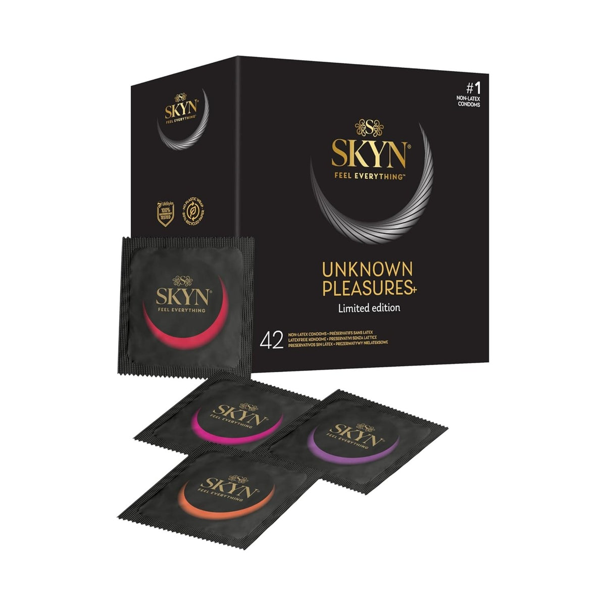 Skyn Unknown pleasures+ - Sans Latex & Perlé - Condomz