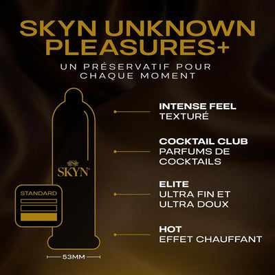 Skyn Unknown pleasures+ - Sans Latex & Perlé - Condomz
