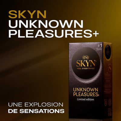 Skyn Unknown pleasures+ - Sans Latex & Perlé - Condomz