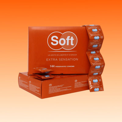 Soft Extra Sensation - Texturé & Anatomique - Condomz
