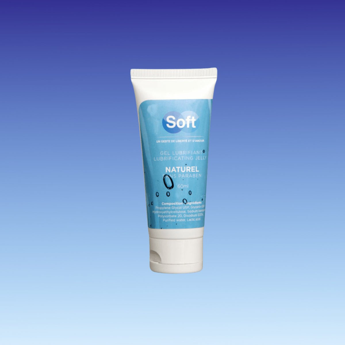 Soft Naturel - À Base d'Eau & Compatible Préservatifs - Condomz