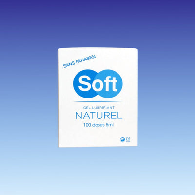 Soft Naturel - À Base d'Eau & Compatible Préservatifs - Condomz