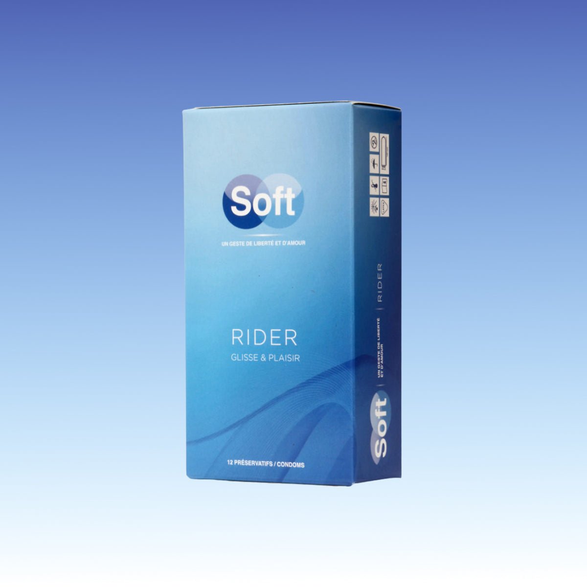 Soft Rider - Extra-Lubrifié & 53 mm - Condomz