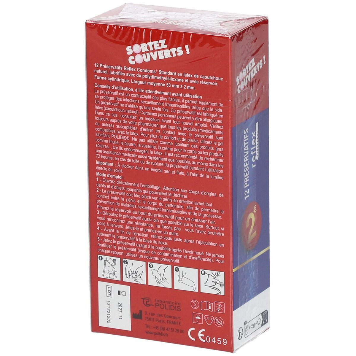 Sortez Couverts ! Reflex - 53 mm & Latex - Condomz