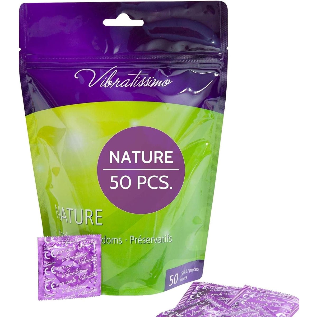 Vibratissimo Nature - 52 mm & Latex - Condomz