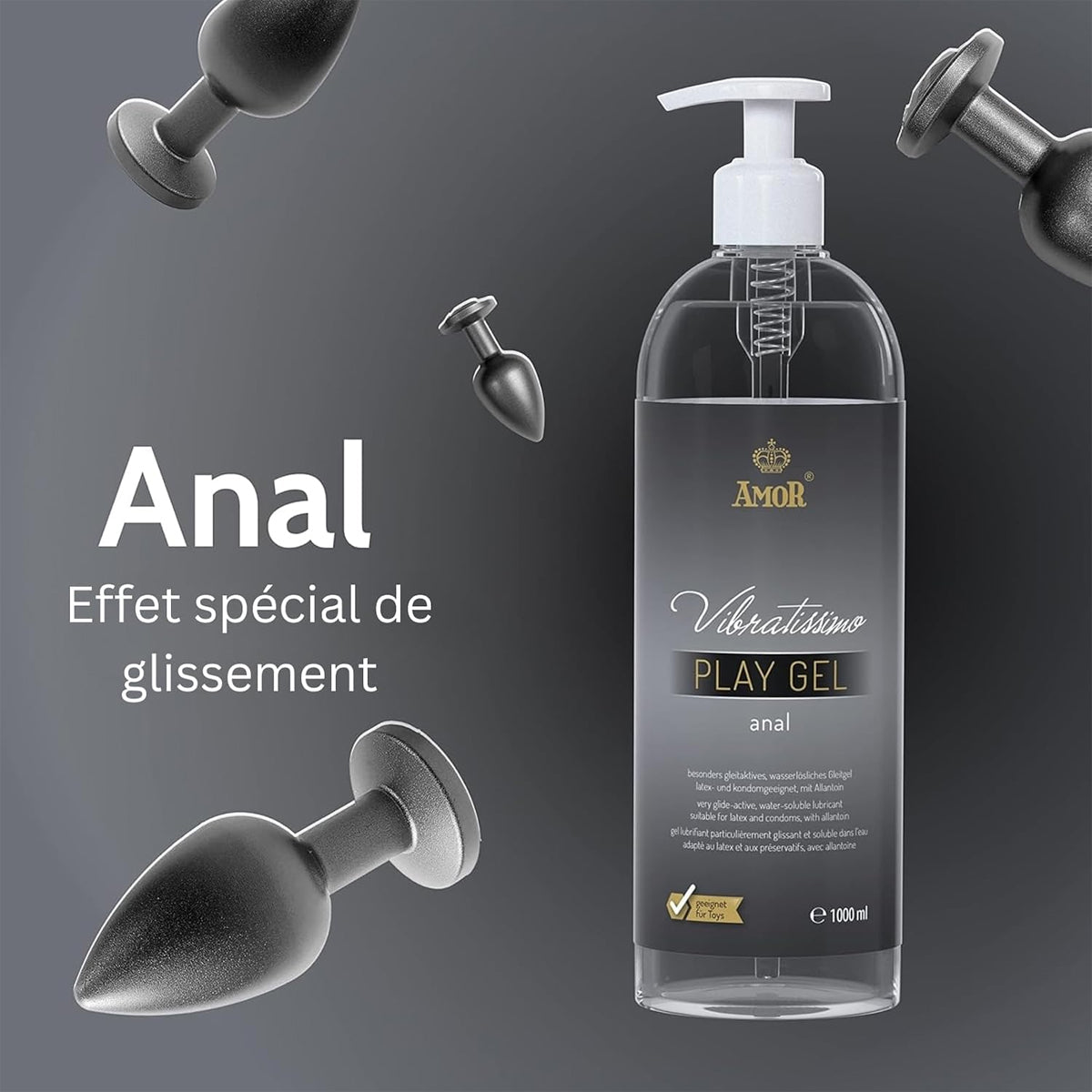 Vibratissimo Play Gel Anal - Hydratant & À Base d'Eau - Condomz