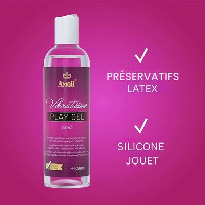 Vibratissimo Play Gel Med - Hydratant & À Base d'Eau - Condomz