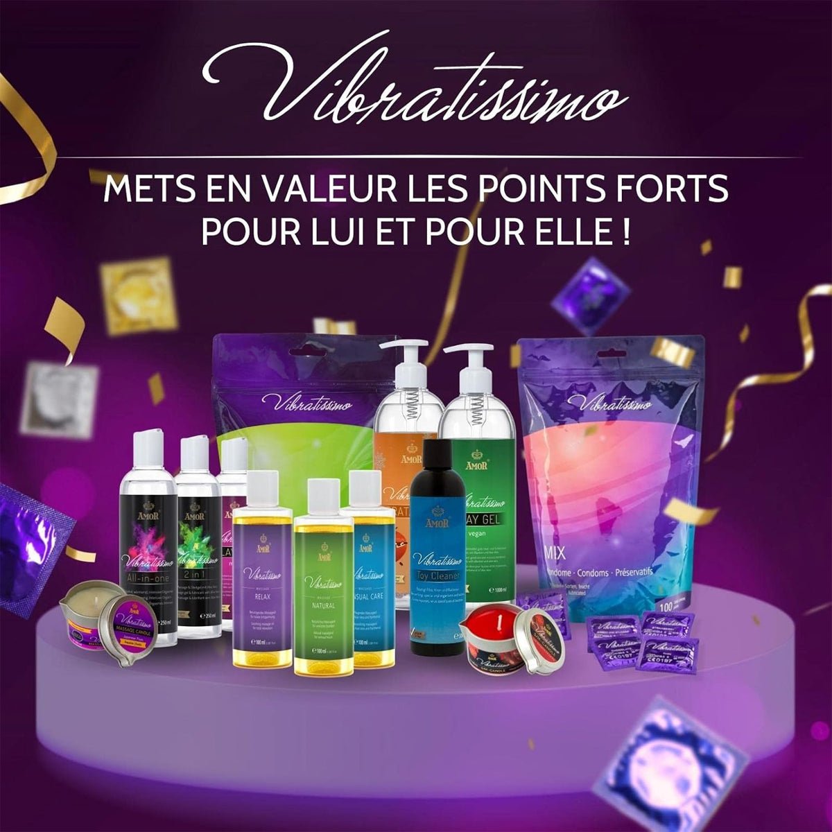 Vibratissimo XXS/L Vanilla - Toutes Tailles & Parfumé - Condomz