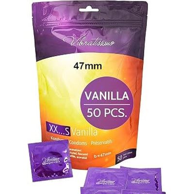 Vibratissimo XXS/L Vanilla - Toutes Tailles & Parfumé - Condomz