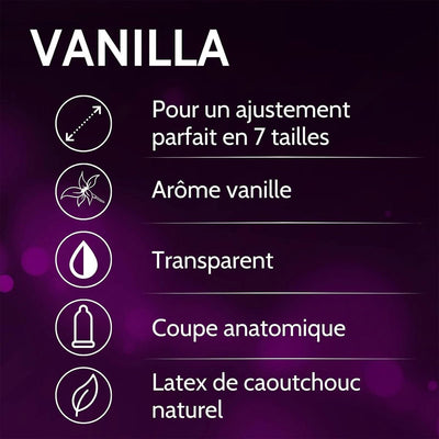 Vibratissimo XXS/L Vanilla - Toutes Tailles & Parfumé - Condomz