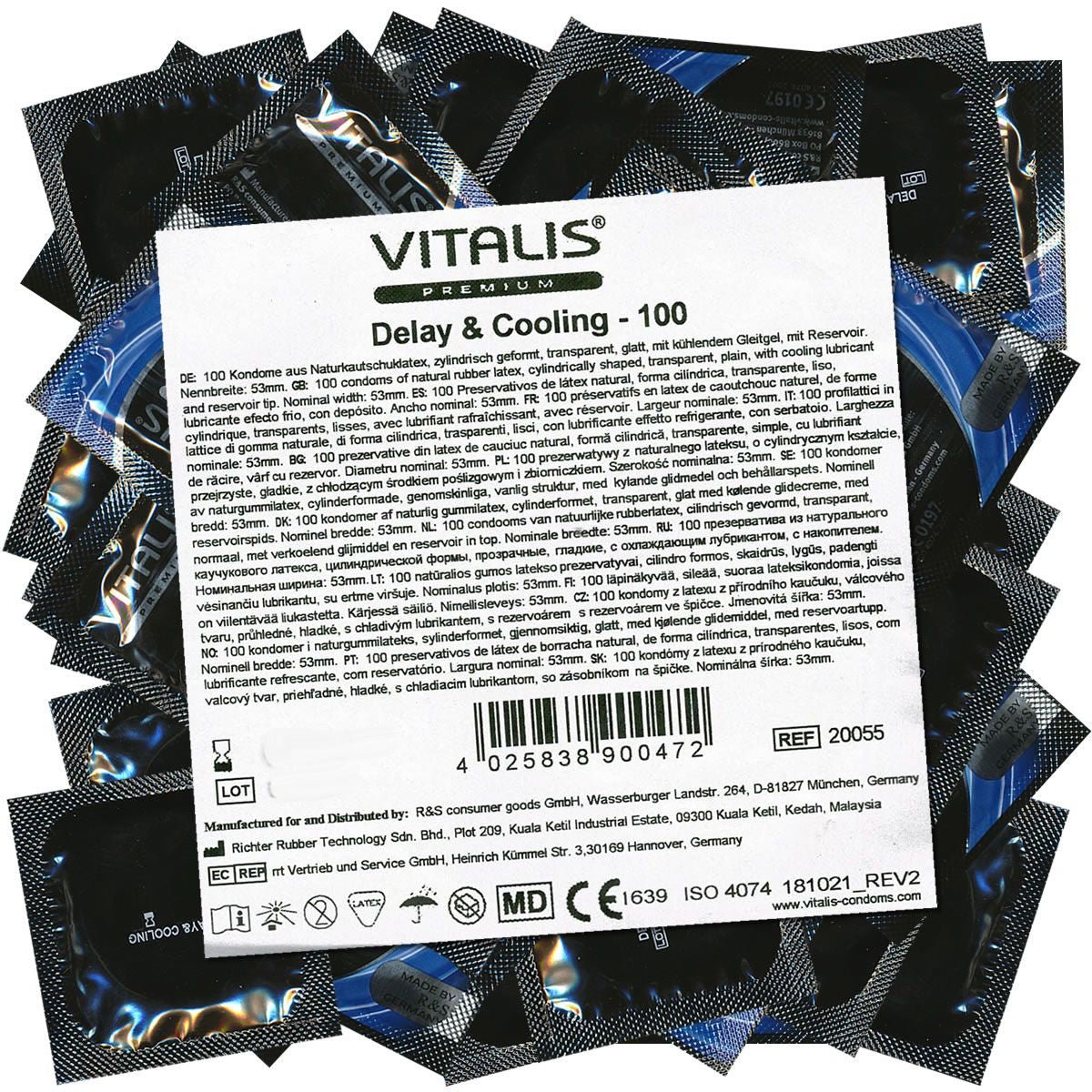 Vitalis Delay & Cooling - Effet Rafraîchissant - Condomz