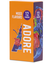 Adore Condoms Mixed Flavours