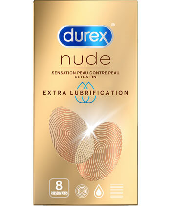 Durex Nude Extra Lubrification
